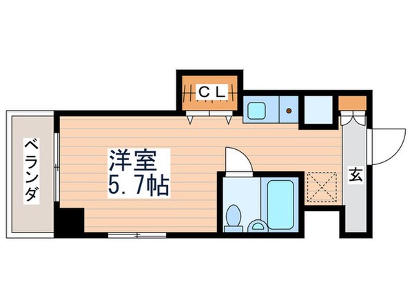 フォレスト１ビルの物件間取画像